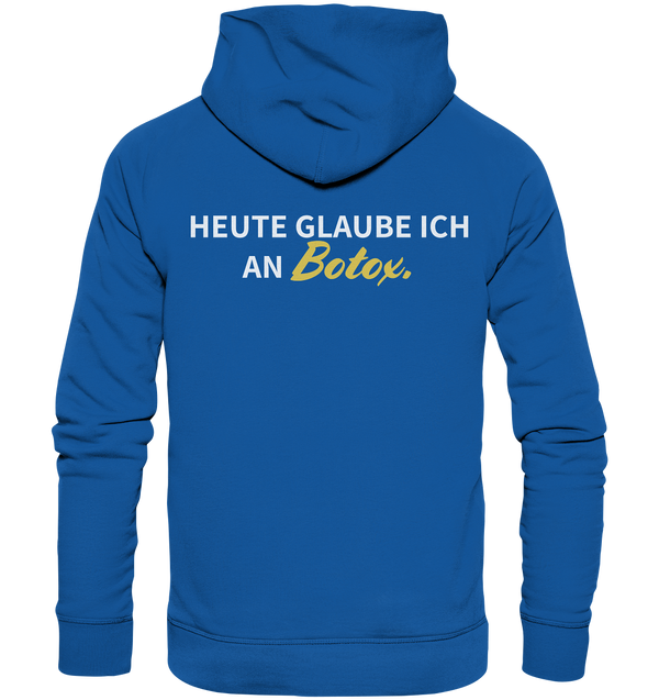 "Früher habe ich mal an die große Liebe geglaubt ..." - Organic Hoodie