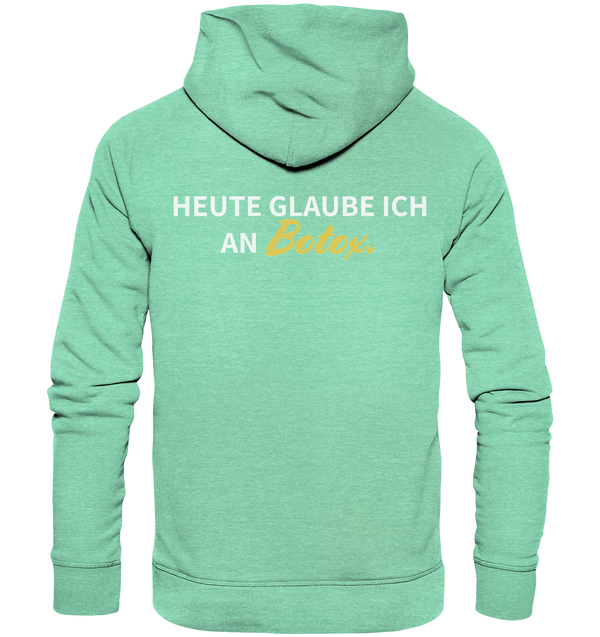 "Früher habe ich mal an die große Liebe geglaubt ..." - Organic Hoodie