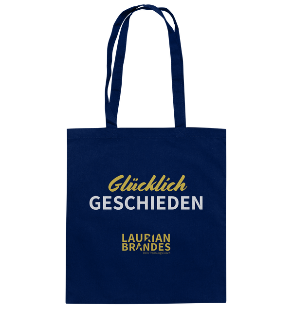 "Glücklich geschieden" - Baumwolltasche