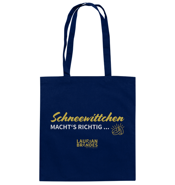 "Schneewittchen macht's richtig ..." - Baumwolltasche