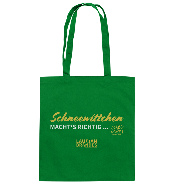 "Schneewittchen macht's richtig ..." - Baumwolltasche