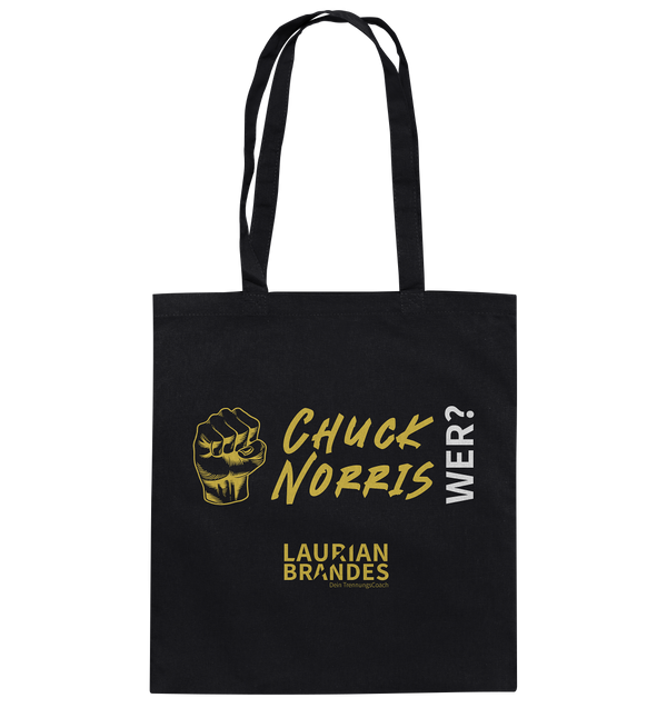 "Chuck Norris wer?" - Baumwolltasche