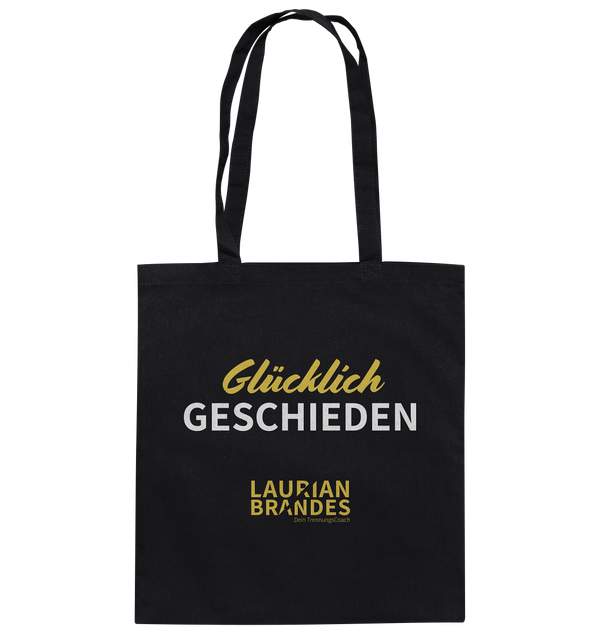 "Glücklich geschieden" - Baumwolltasche