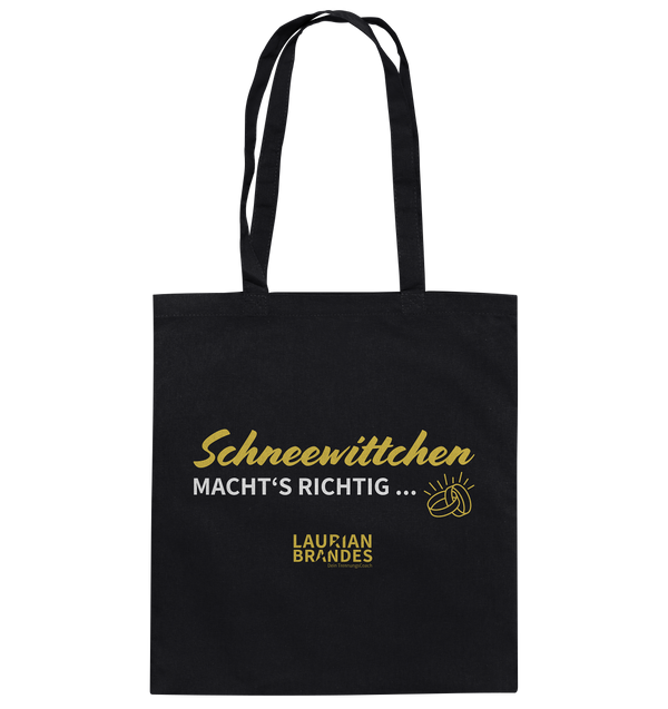 "Schneewittchen macht's richtig ..." - Baumwolltasche