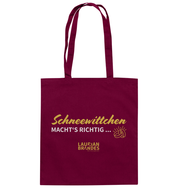 "Schneewittchen macht's richtig ..." - Baumwolltasche
