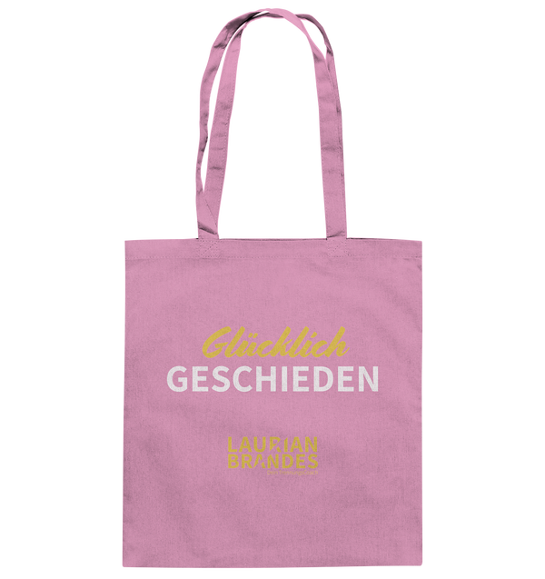 "Glücklich geschieden" - Baumwolltasche
