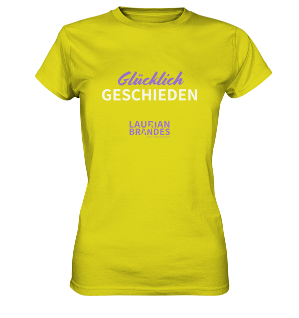 "Glücklich geschieden" - Ladies Premium Shirt