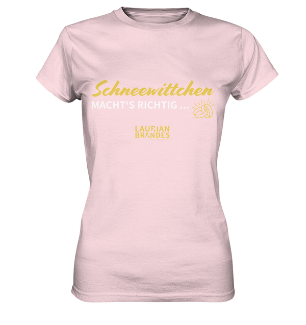 "Schneewittchen macht's richtig ..." - Ladies Premium Shirt