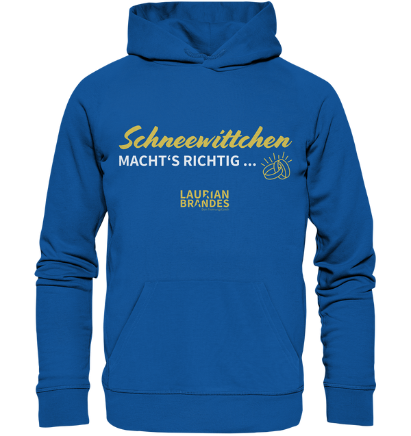 "Schneewittchen macht's richtig ..." - Organic Hoodie