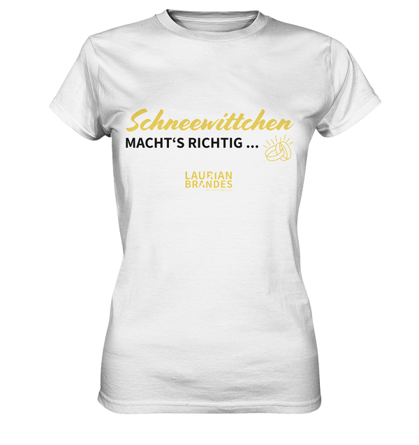 "Schneewittchen macht's richtig ..." - Ladies Premium Shirt